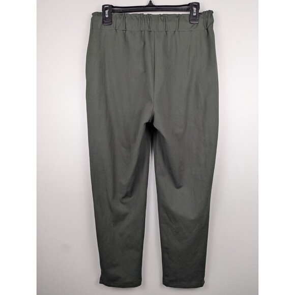 Joie Women's Stretchy Knit Pull On Pants M Elastic Waist Drawstring Olive Jogger - Picture 8 of 11
